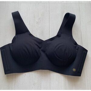 Honey love Pullover V-Neck Bra, Wireless, White 1X